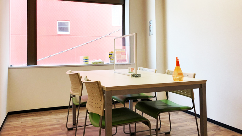 札幌中央相談室内