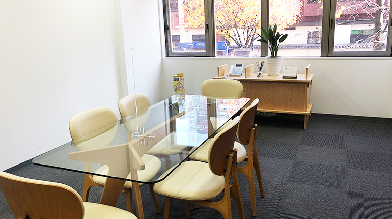 豊水すすきの相談室内
